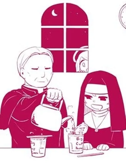 アボガド6的神父和修女與天使封面