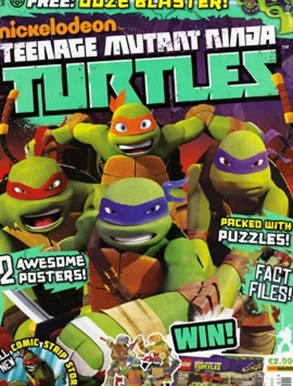 忍者神龜2012：UK雜誌配套漫畫封面