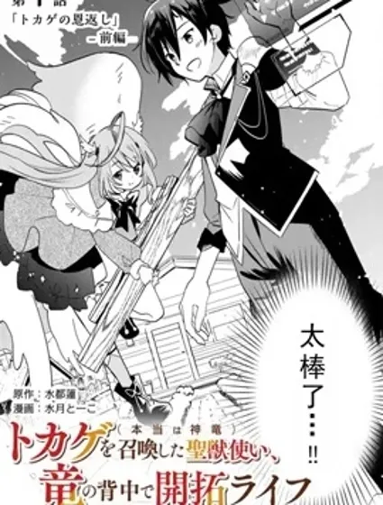 召唤蜥蜴(其实是神龙)的圣兽使，在龙背上的开拓生活封面