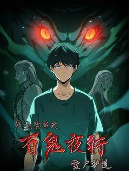 我出生当天，百鬼夜行，雪尸护道封面